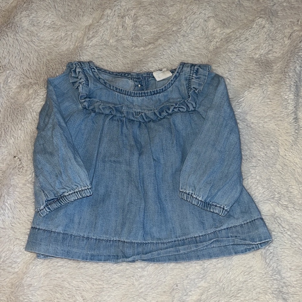 baby gap long sleeve 0-3 month top baby girl clothing